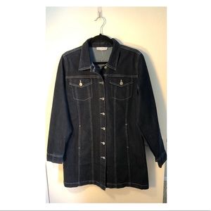 Keren Hart Size Sm Denim long sleeve dress